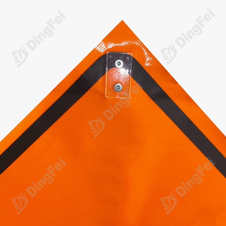 Retro Flexible Message Reflective Roll Up Traffic Construction Signs - 